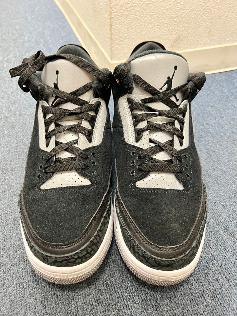 日曜日限定セール【室内使用】エアジョーダン3 ティンカー \"ブラックセメント\"