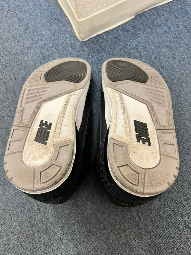 日曜日限定セール【室内使用】エアジョーダン3 ティンカー \"ブラックセメント\"