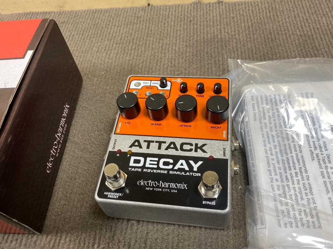 ギター 09 electro harmonix ATTACK DECAY