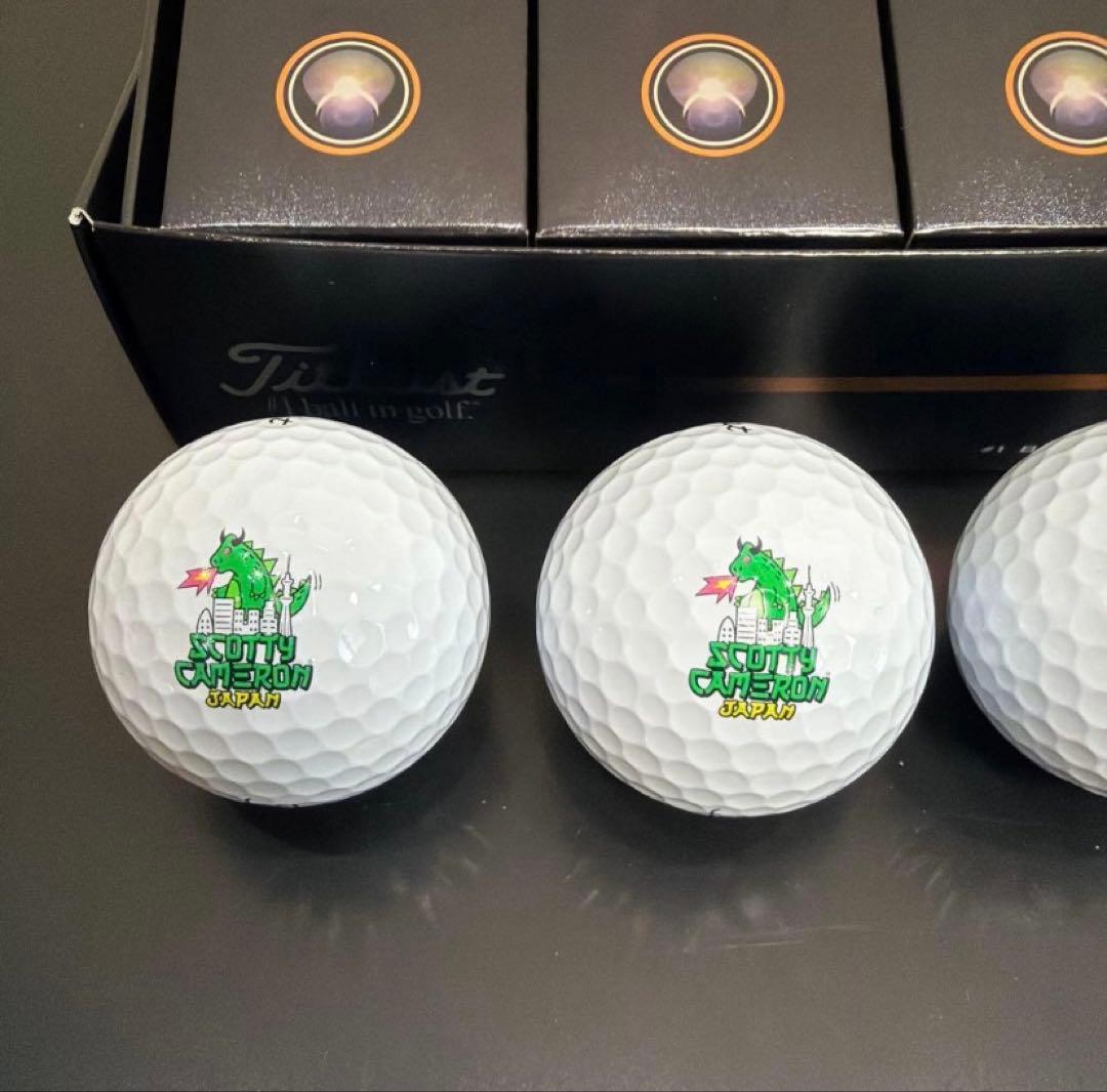 スコッティキャメロン 限定 タイトリスト PRO V1 ゴジラ 1ダース