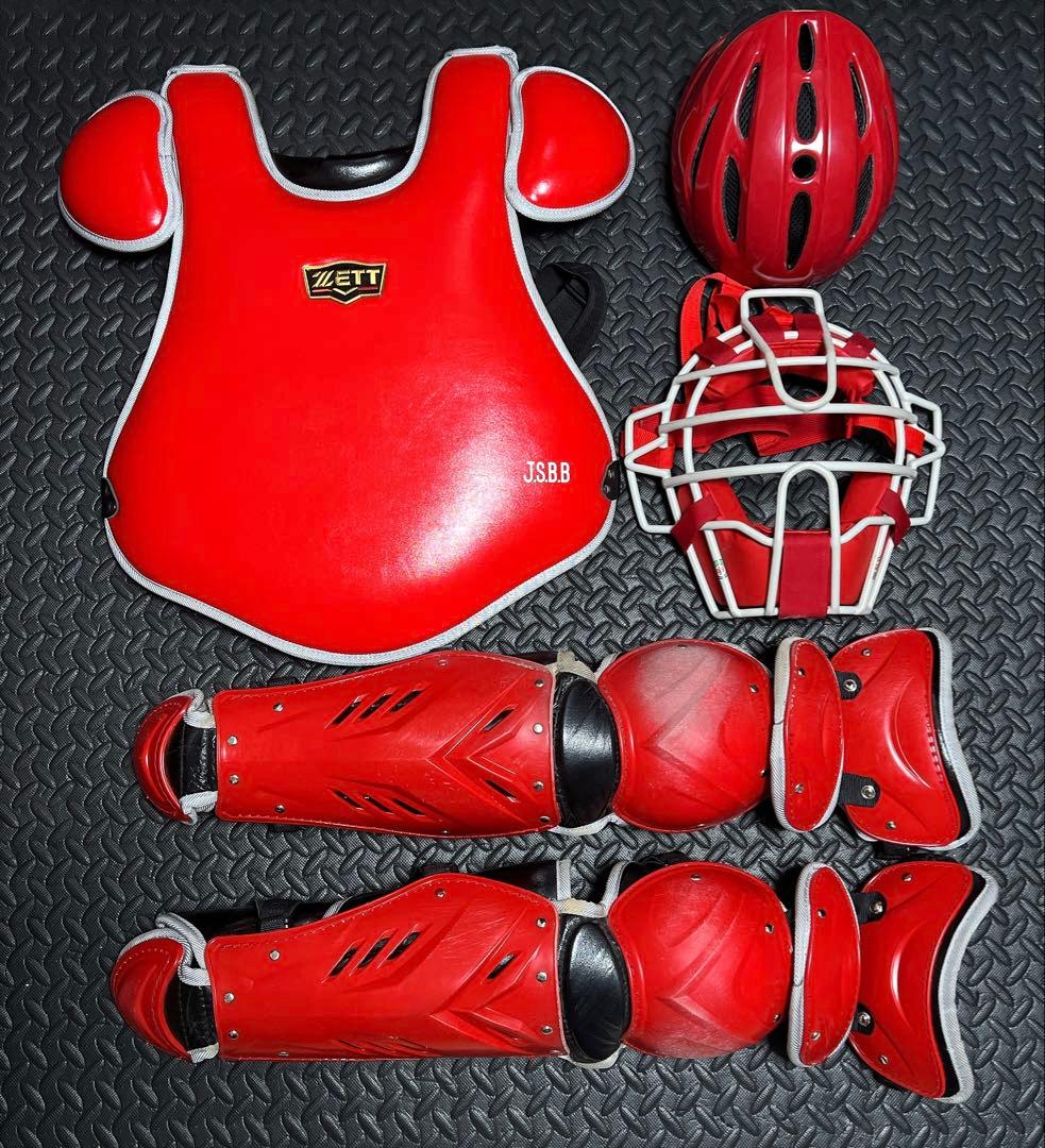 ZETT プロステイタス 軟式用 キャッチャー 捕手 防具 プロテクター セット