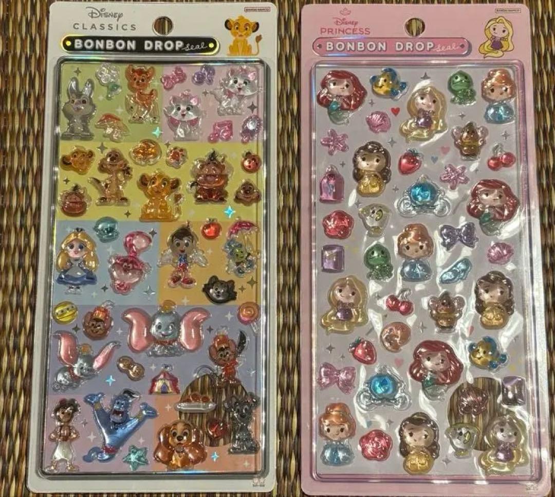 【国内正規品】ボンボンドロップシール ディズニー 2種セット