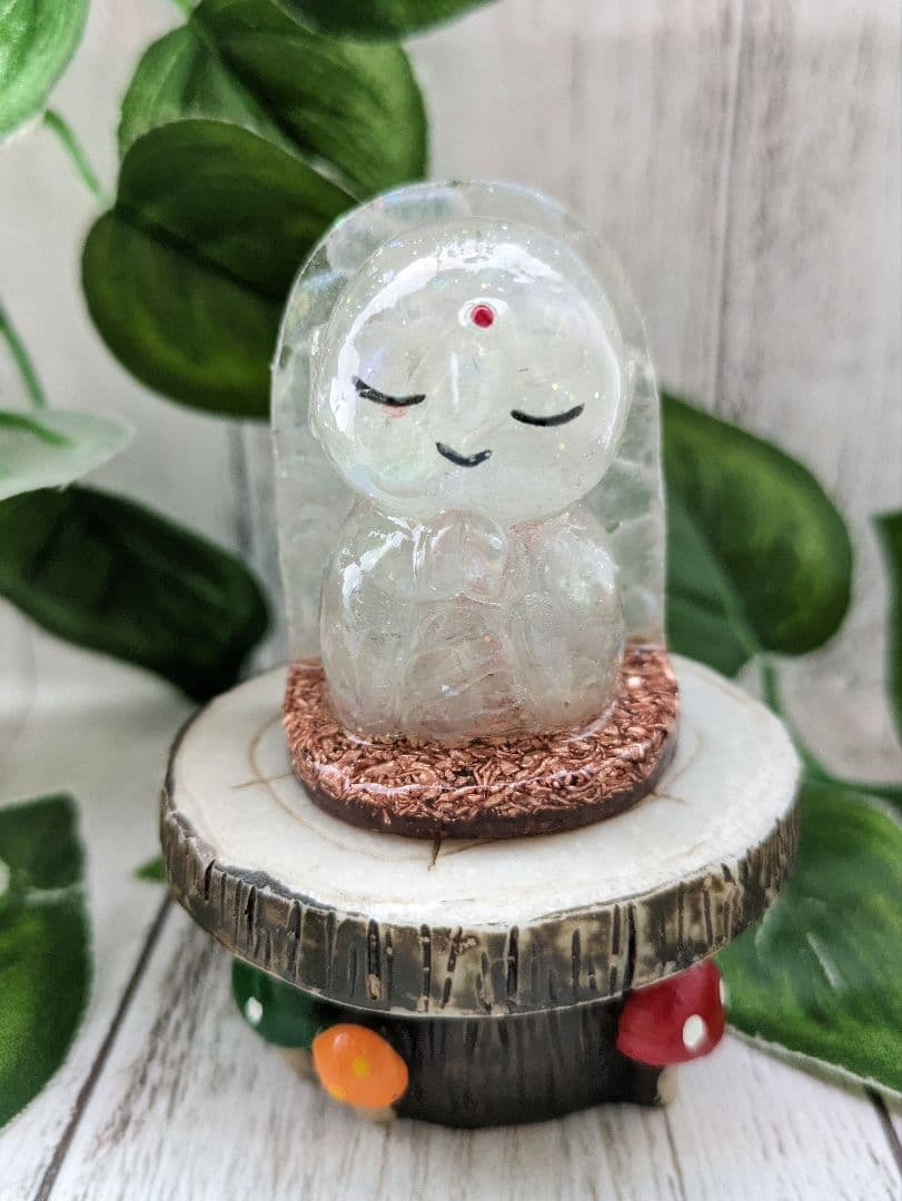 【ローザ】レッドクラック水晶のたこちゃん形オルゴナイト☆他５点