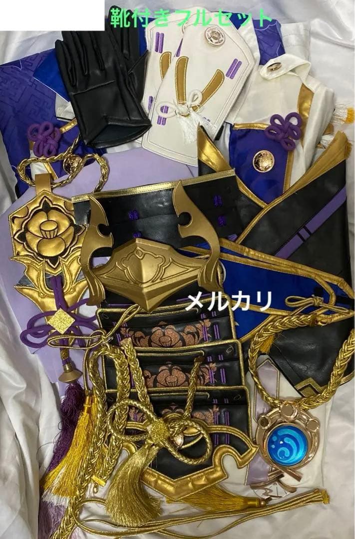 N*.様 原神 神里綾人 猫屋小舗 コスプレ 衣装 靴 セット