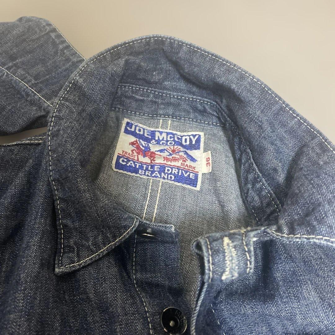 【美品】JOE McCOY 8hour unionデニム オーバーオール つなぎ
