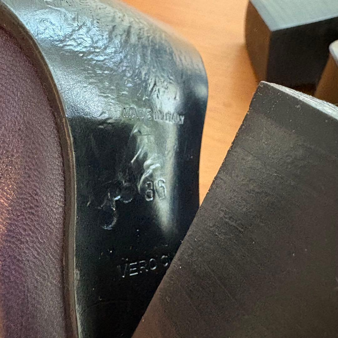 超希少！　MIU MIU　約20年前の商品　ハイヒール　濃紫　ヴィンテージ