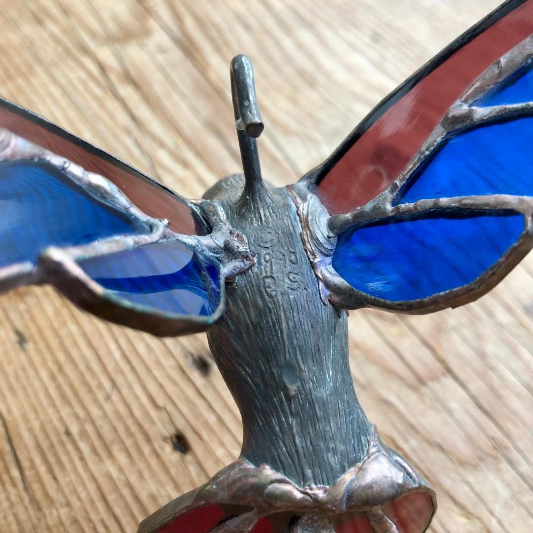 a*u様 ヴィンテージ　ハチドリ　ハミングバード　アメリカ製　ステンドグラス　モ