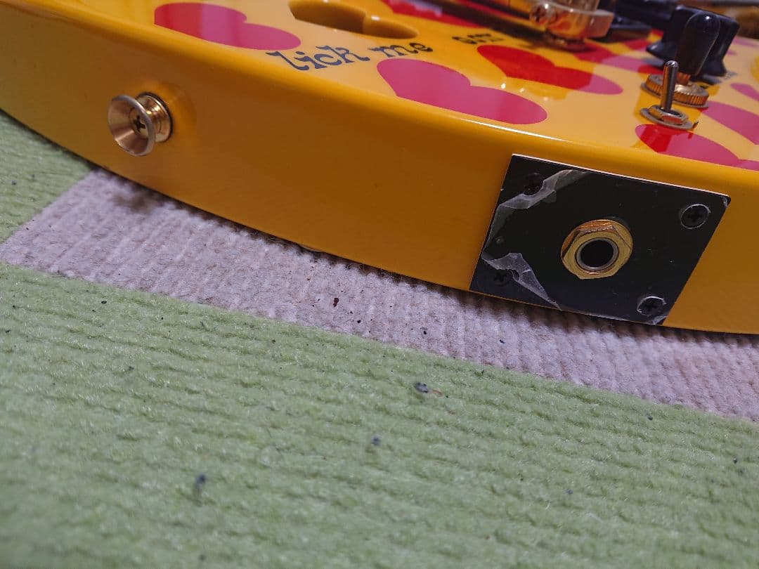 【マイキー】フェルナンデス hide イエローハート Jr. ミニ ギター