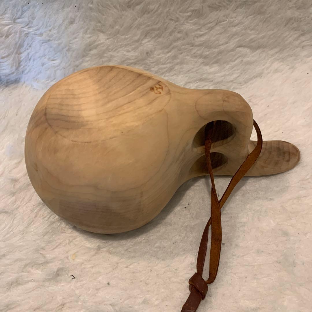 フィンランド製 白樺 の ククサ 木製マグカップ 2個セット