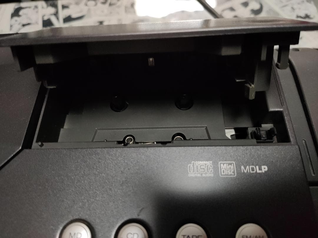 ビクター CD/MDラジカセ Clavia RC-L1MD-B black