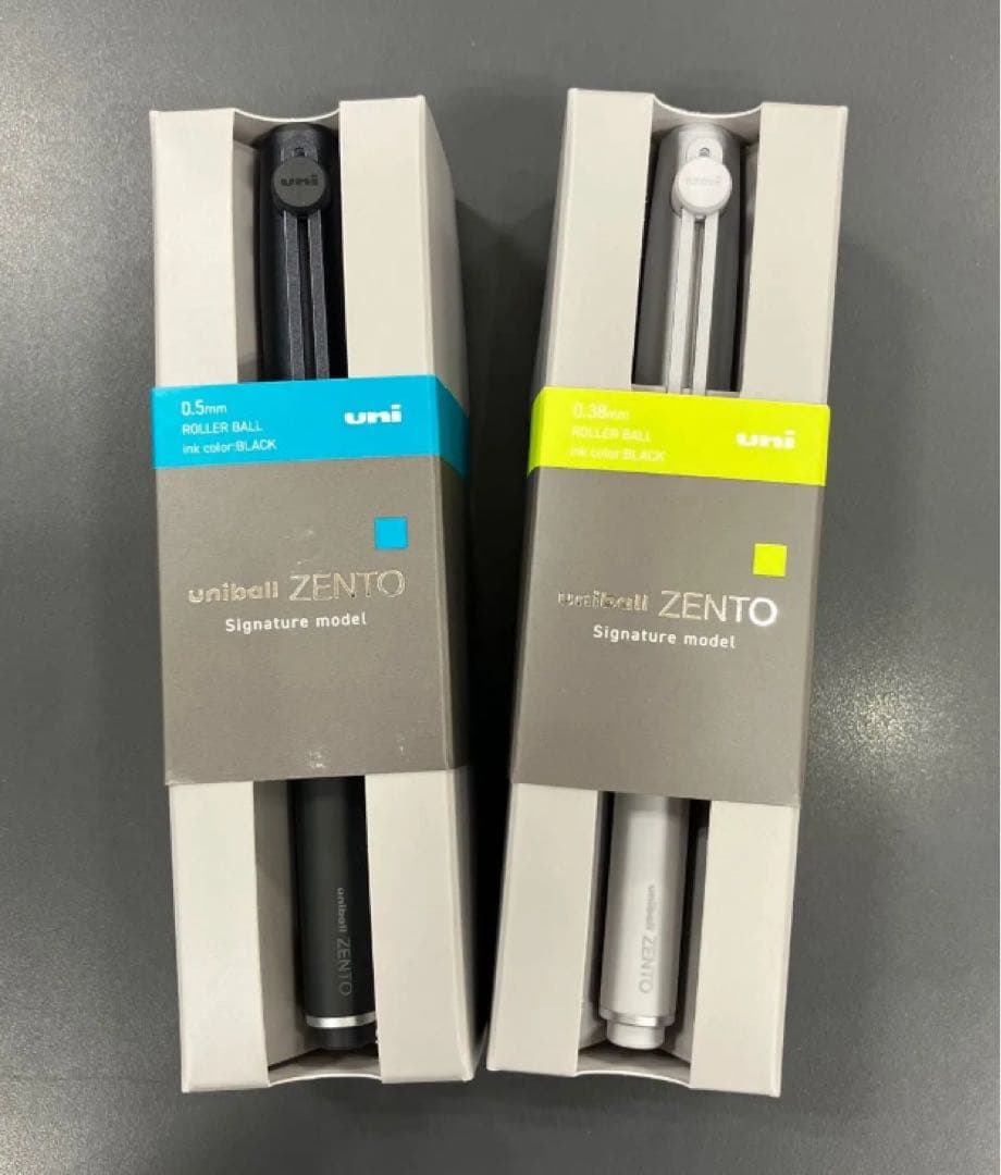 uni ZENTO ゼント　シグニチャーモデル　メタリックブラック　シルバー