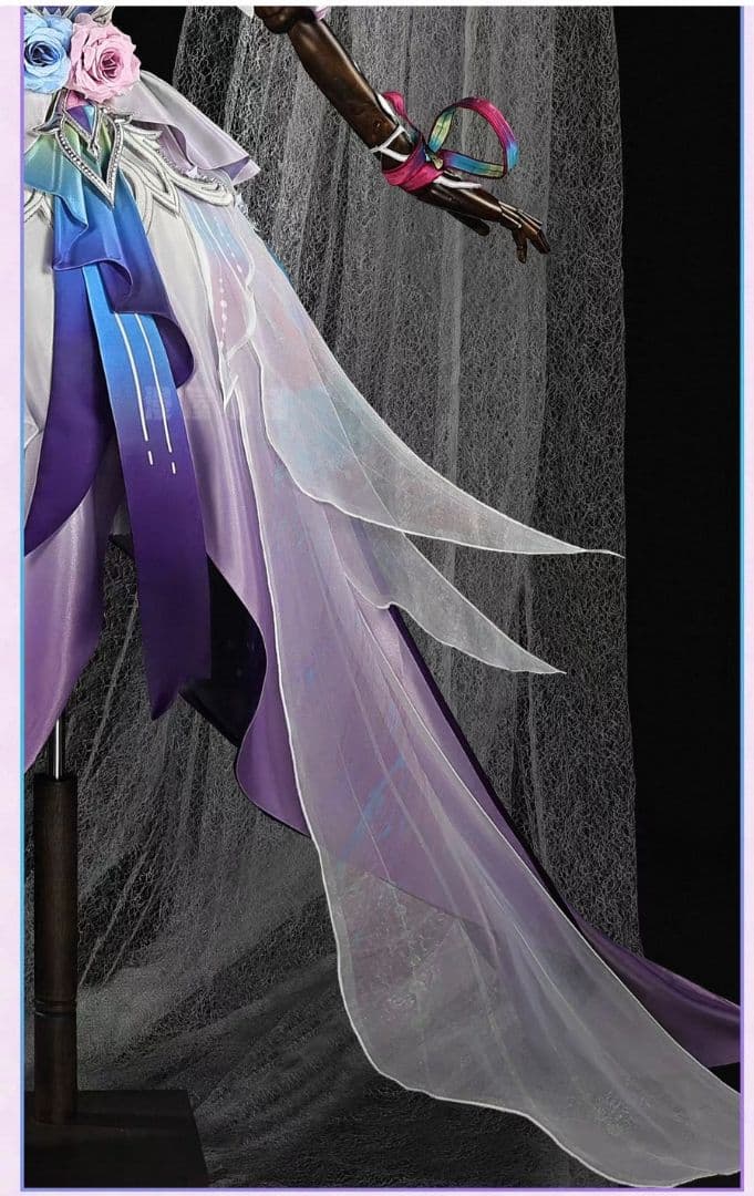 即発送　崩壊スターレイル　キュレネ　三分妄想製ウィッグ付　コスプレ衣装