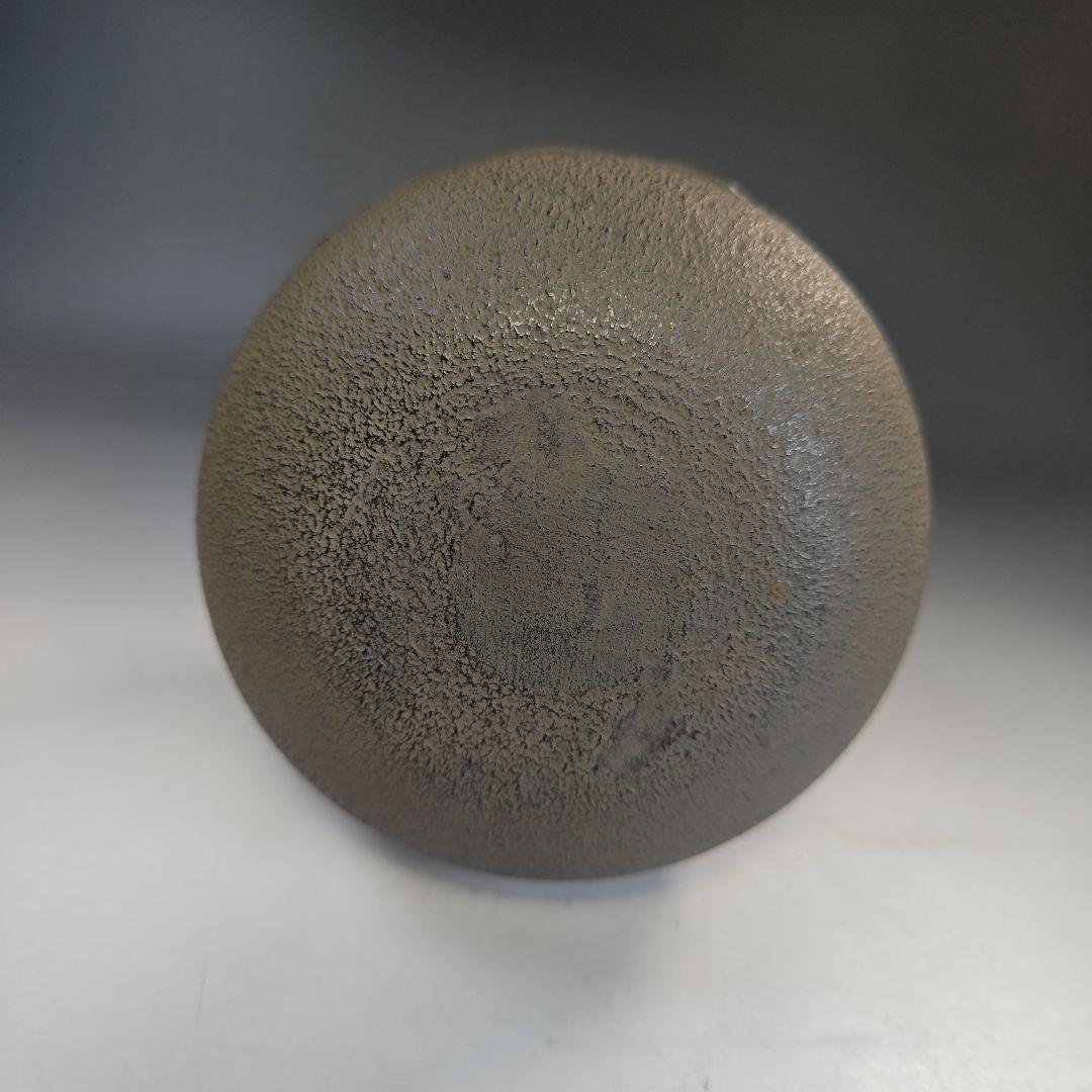 イ896 鉄瓶『釜師　菊地政光作』『真形形　鉄瓶　共箱』茶瓶　急須　茶道具