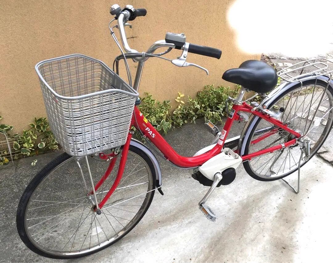 電動アシスト自転車　YAMAHA ヤマハ　PAS バッテリーなし　ジャンク