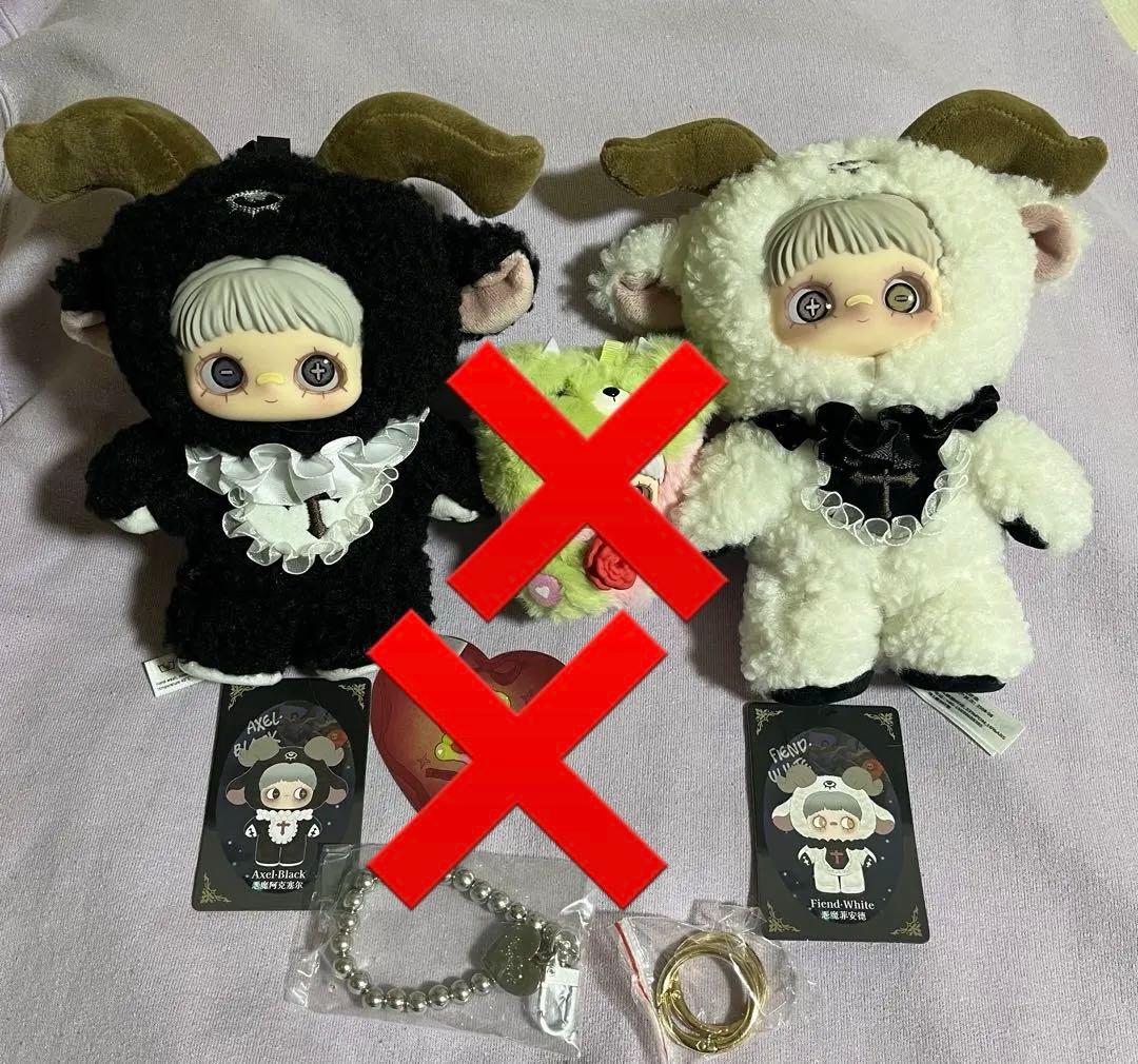 Maymei ダークフォレスト黒羊と白羊セット 新品 未使用