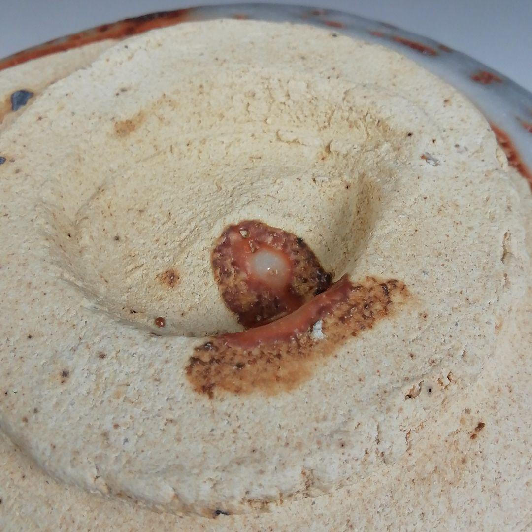 Ｗ２７　茶碗　『志野　茶碗』『鶴形窯　岡宏峰 造』　共箱　抹茶碗　茶道具