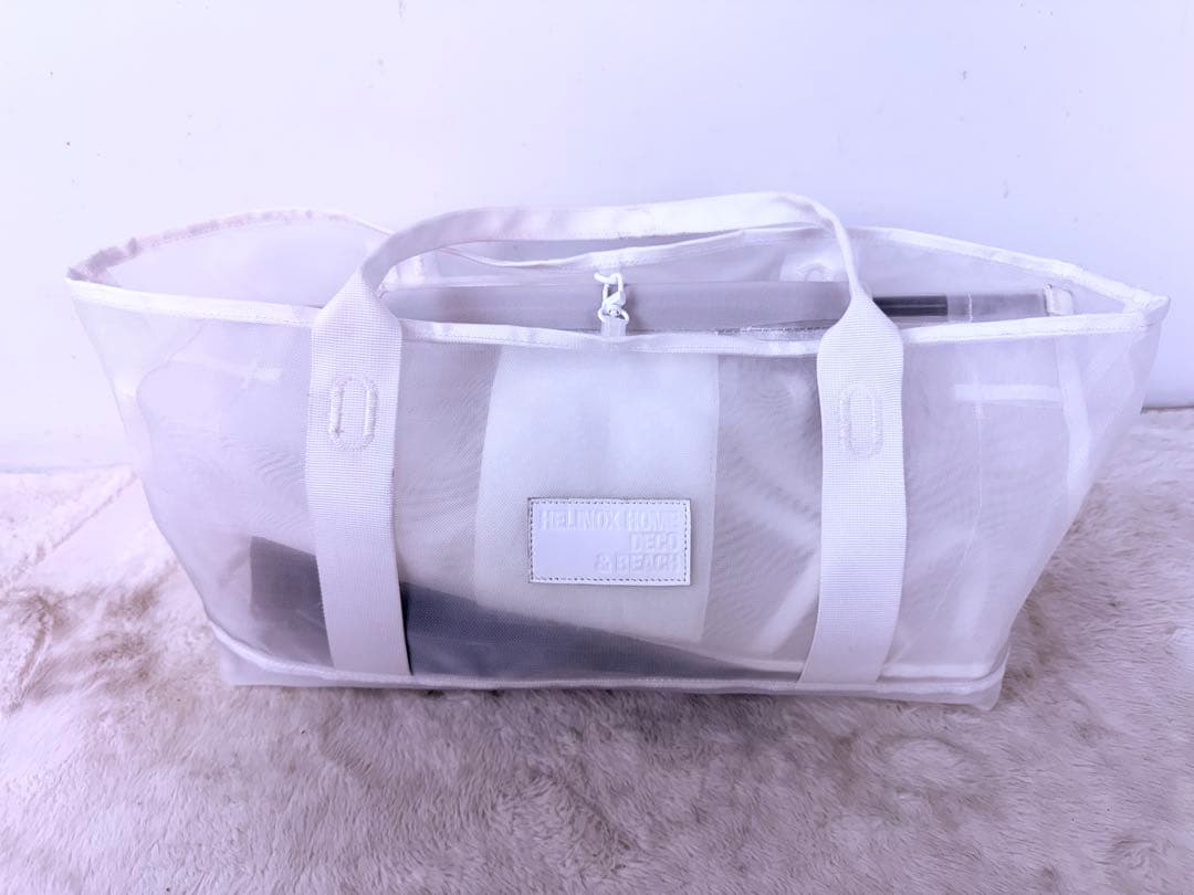 貴重品♪Helinox 生産終了 ビーチチェア ホワイトメッシュ 砂浜対応 軽量