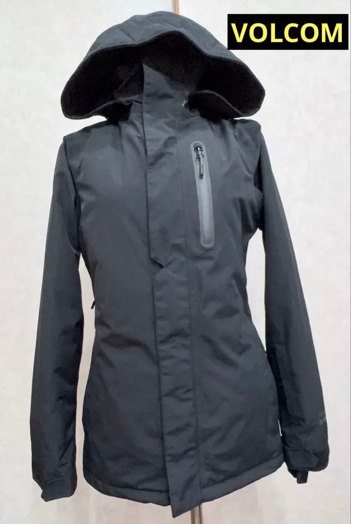 VOLCOM GORE-TEX ブラックジャケット S ボルコムゴアテックス防水