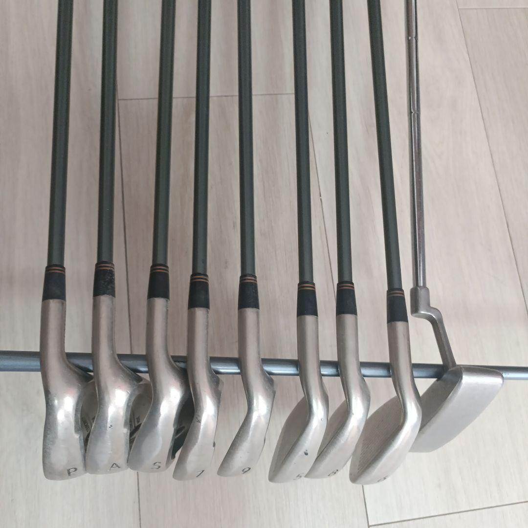 Puma　バッグ　ゴルフクラブ11本セット　右利用