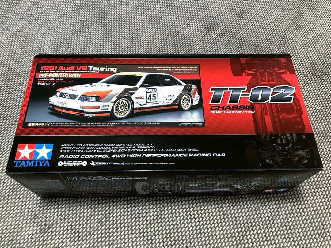 タミヤ 1991 アウディ V8 ツーリング (TT-02) 1/10RC