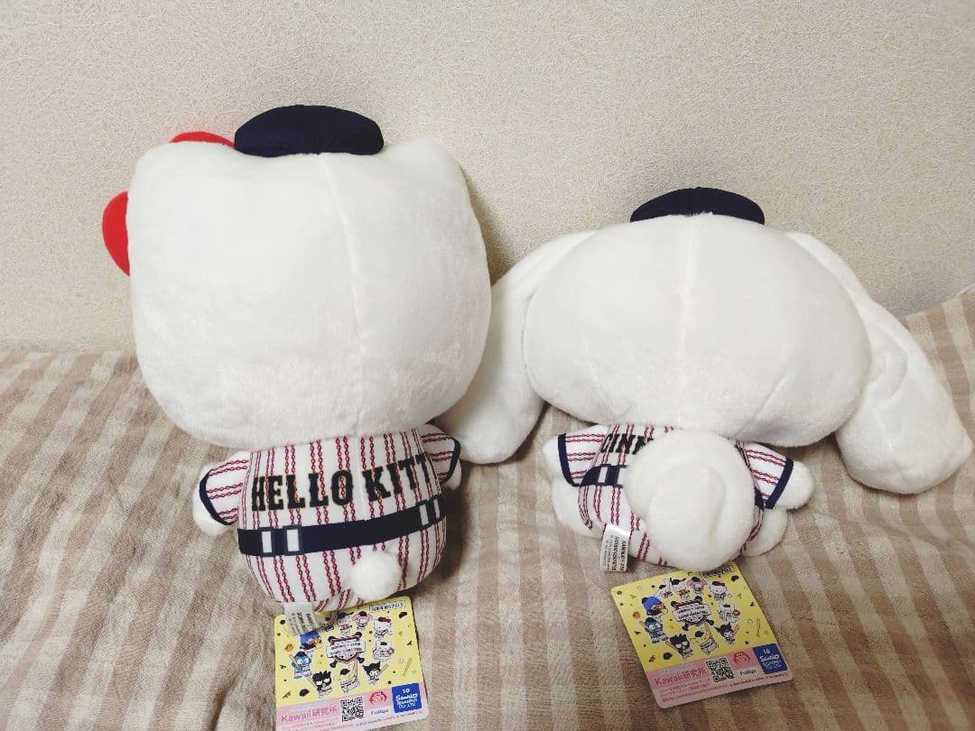 侍ジャパン × サンリオ 野球日本代表 「侍ジャパン」BIGぬいぐるみ 4点