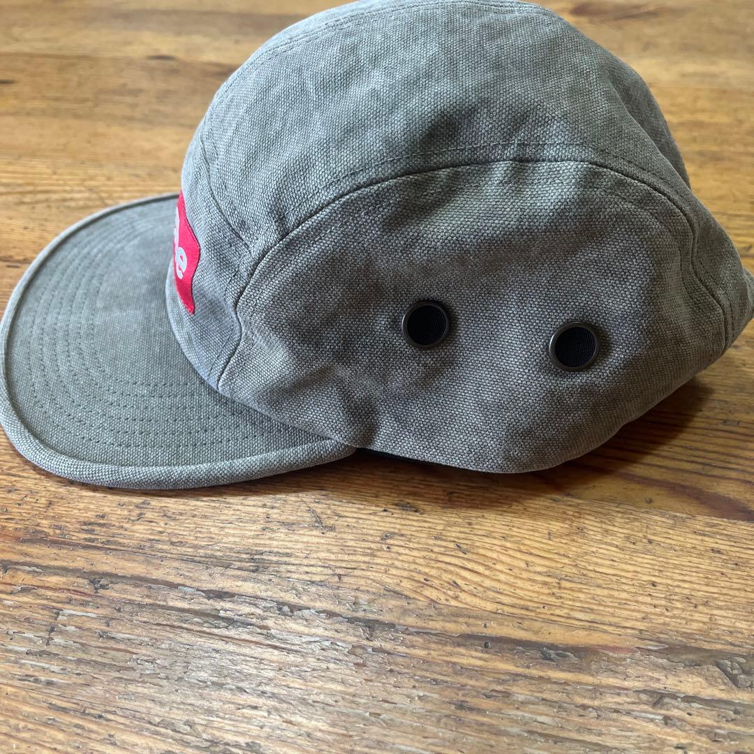 Supreme カーキ ロゴキャップ