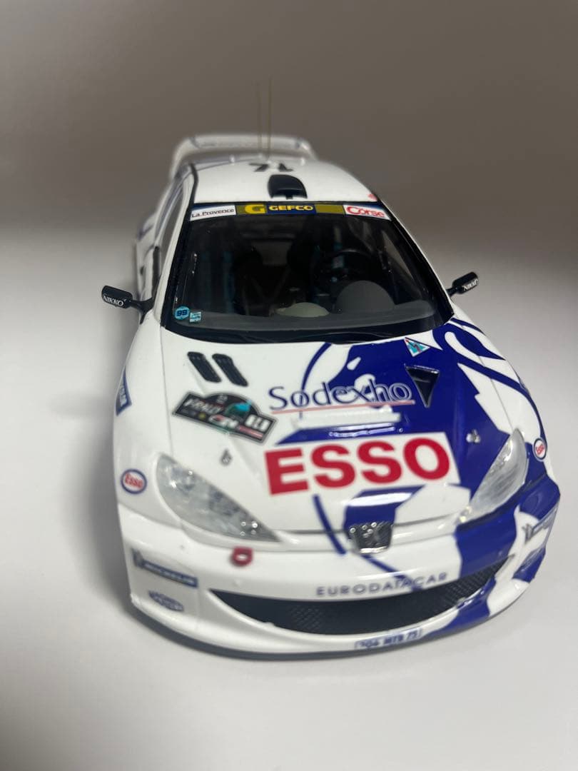 タミヤ 1/24 プジョー206 WRC プラモデル完成品