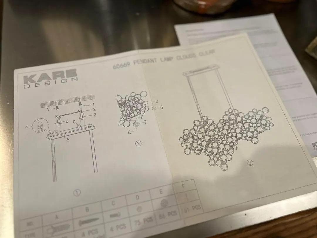 SALE ◉ 良品 ◉ KARE / カレ ｜クラウドクリアペンダント