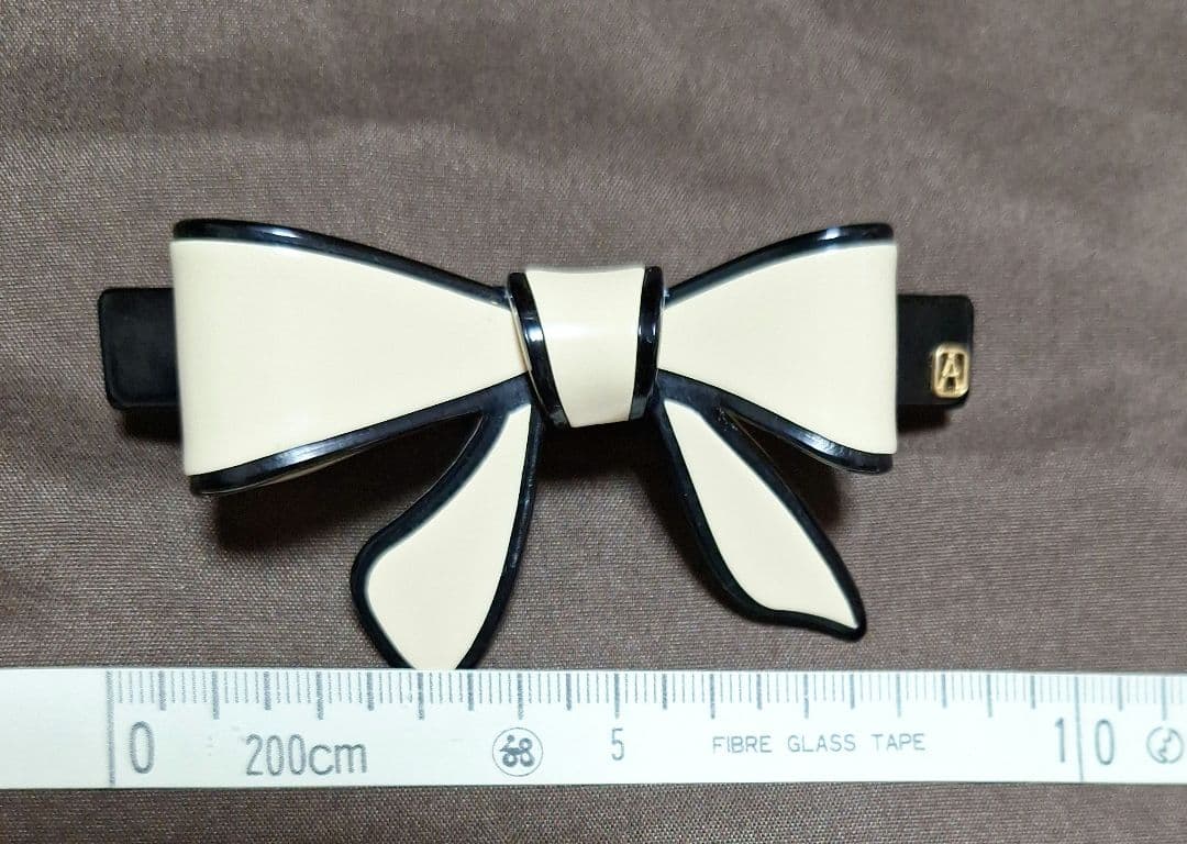 再お値下げ　美品　アレクサンドルドゥパリ リボン バレッタ