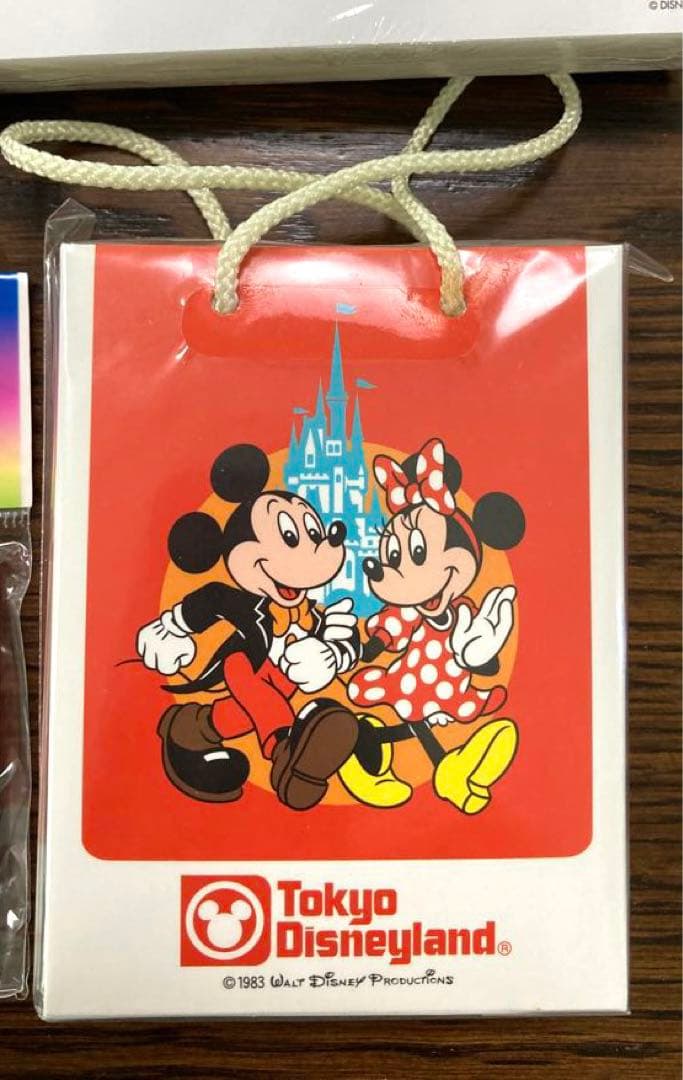 ミッキー   ミニー　メモ　復刻　25周年　ディズニーランド　海外ディズニー