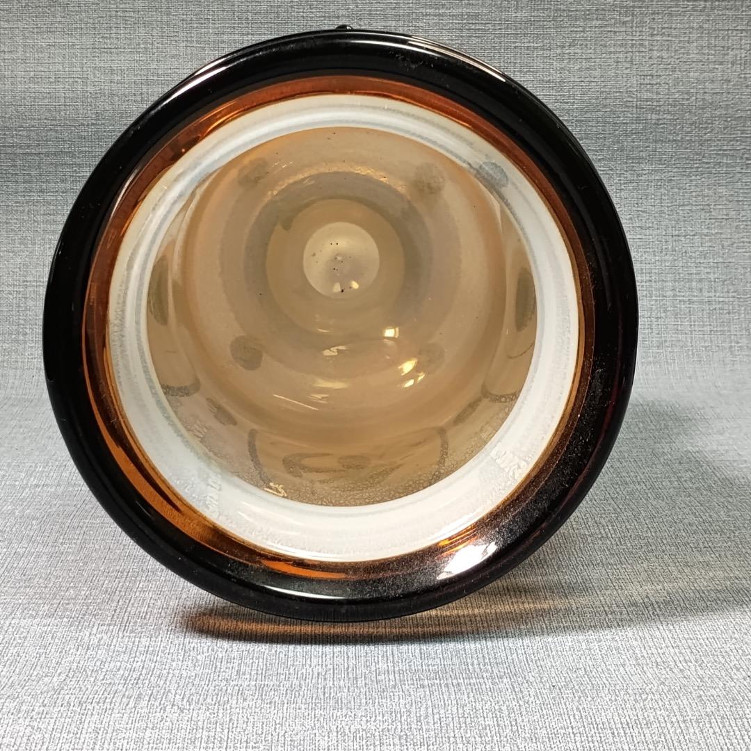 ■岩田久利 作 『硝子紋章花壷』 共箱　27cm　花瓶　技工名品 日展評議員