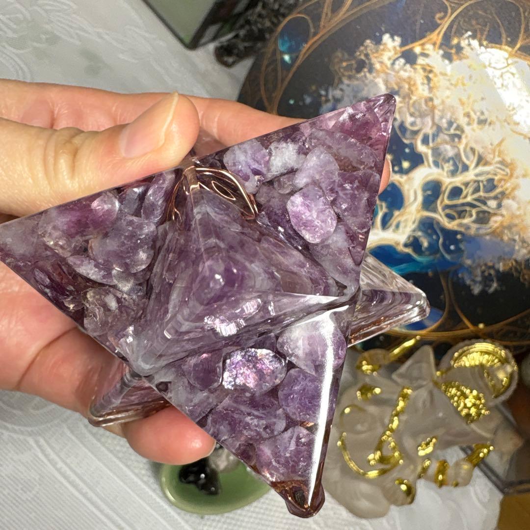 オルゴナイト マカバスター 大 レピロドライトシリカ