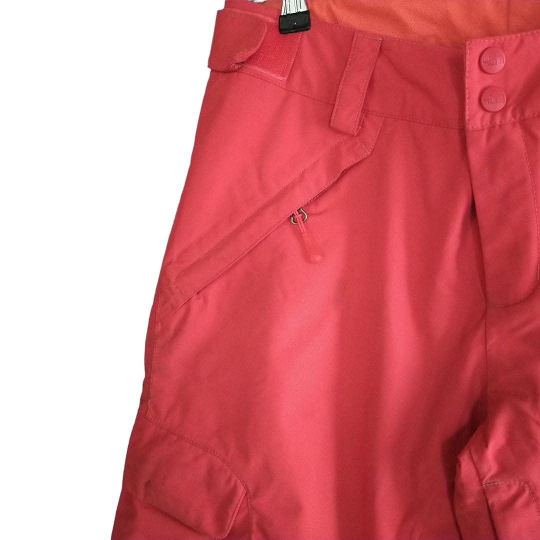 【高機能】US ノースフェイス HYVENT スノーボード パンツ 赤 M