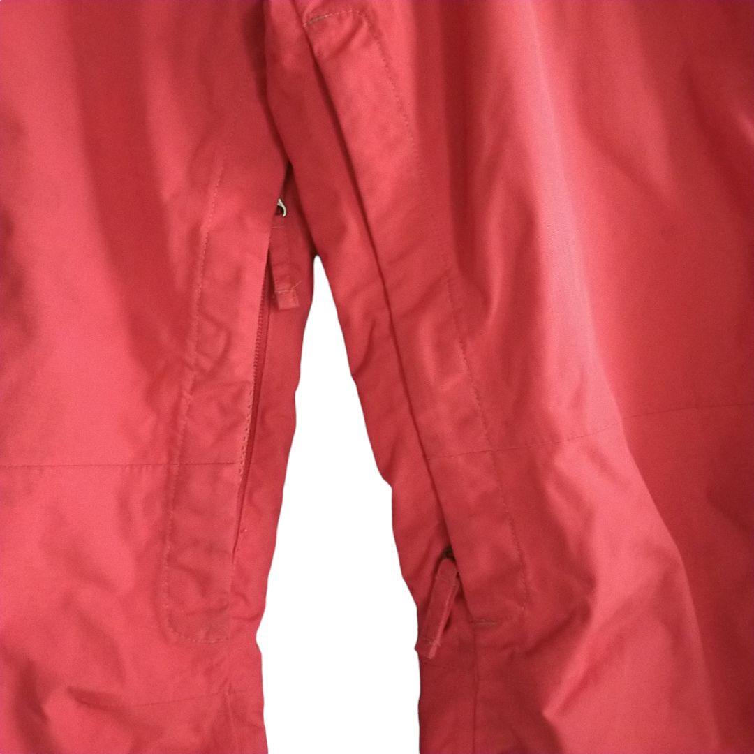 【高機能】US ノースフェイス HYVENT スノーボード パンツ 赤 M