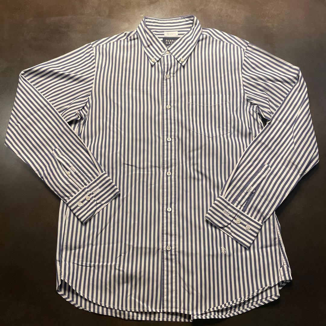 PEARLY GATES SOKTAS 長袖シャツ ストライプ メンズ4