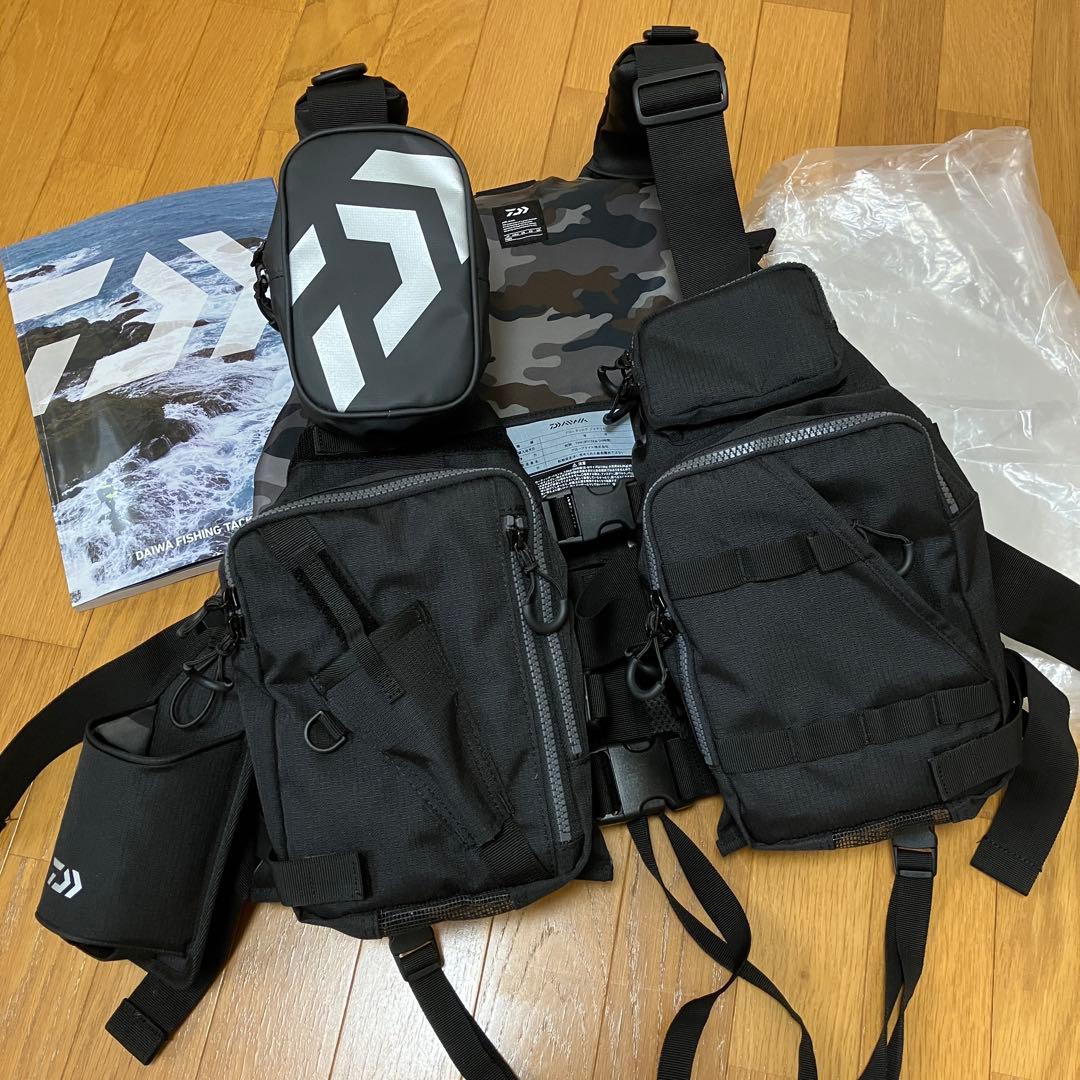 [試着のみ] ダイワ フロートゲームベスト DF-6224 ジェットブラック