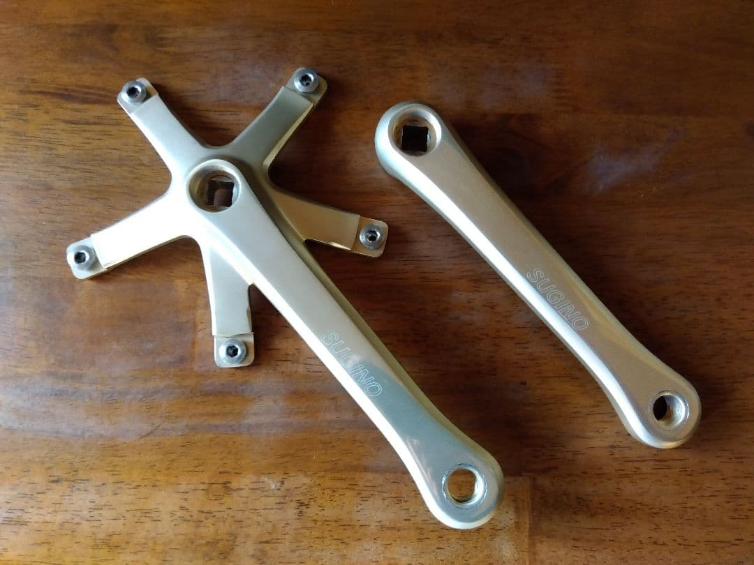 Sugino　スギノ　グランドマイティ　競輪　ピストクランク　167.5　njs