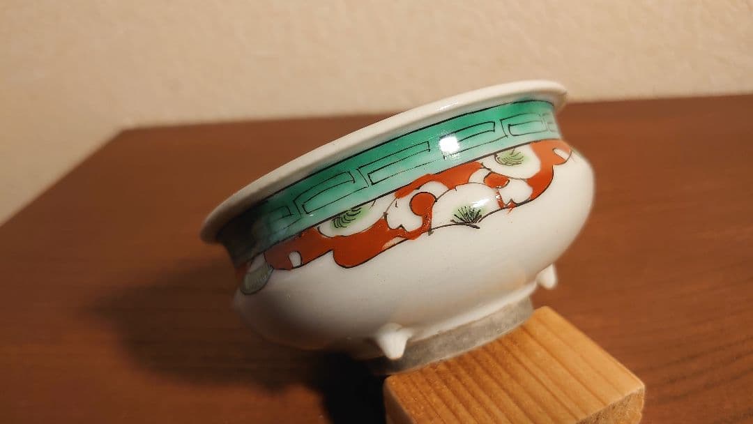 古九谷　九谷焼　古伊万里　伊万里　香炉　色絵　蔵出し　１客
