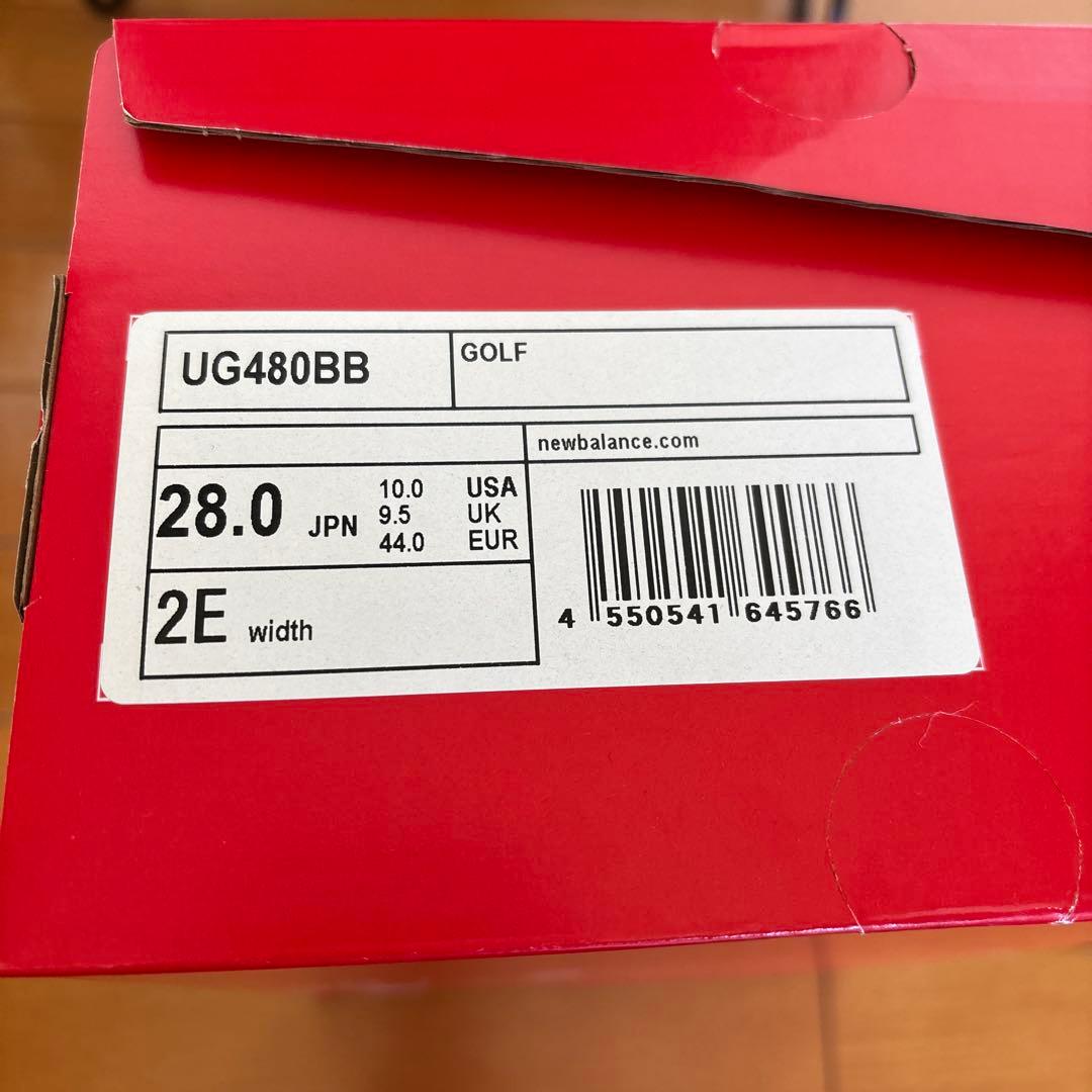 説明欄必読‼️ニューバランス　ゴルフシューズ2025年280UG480BB 真っ黒