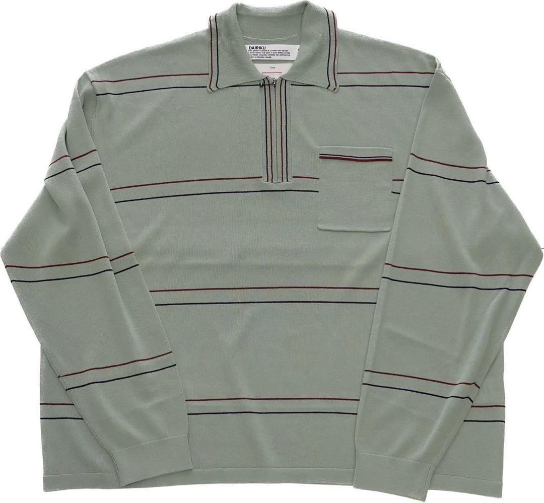z*y様 DAIRIKU 別注 Long Sleeve Knit ニットポロ