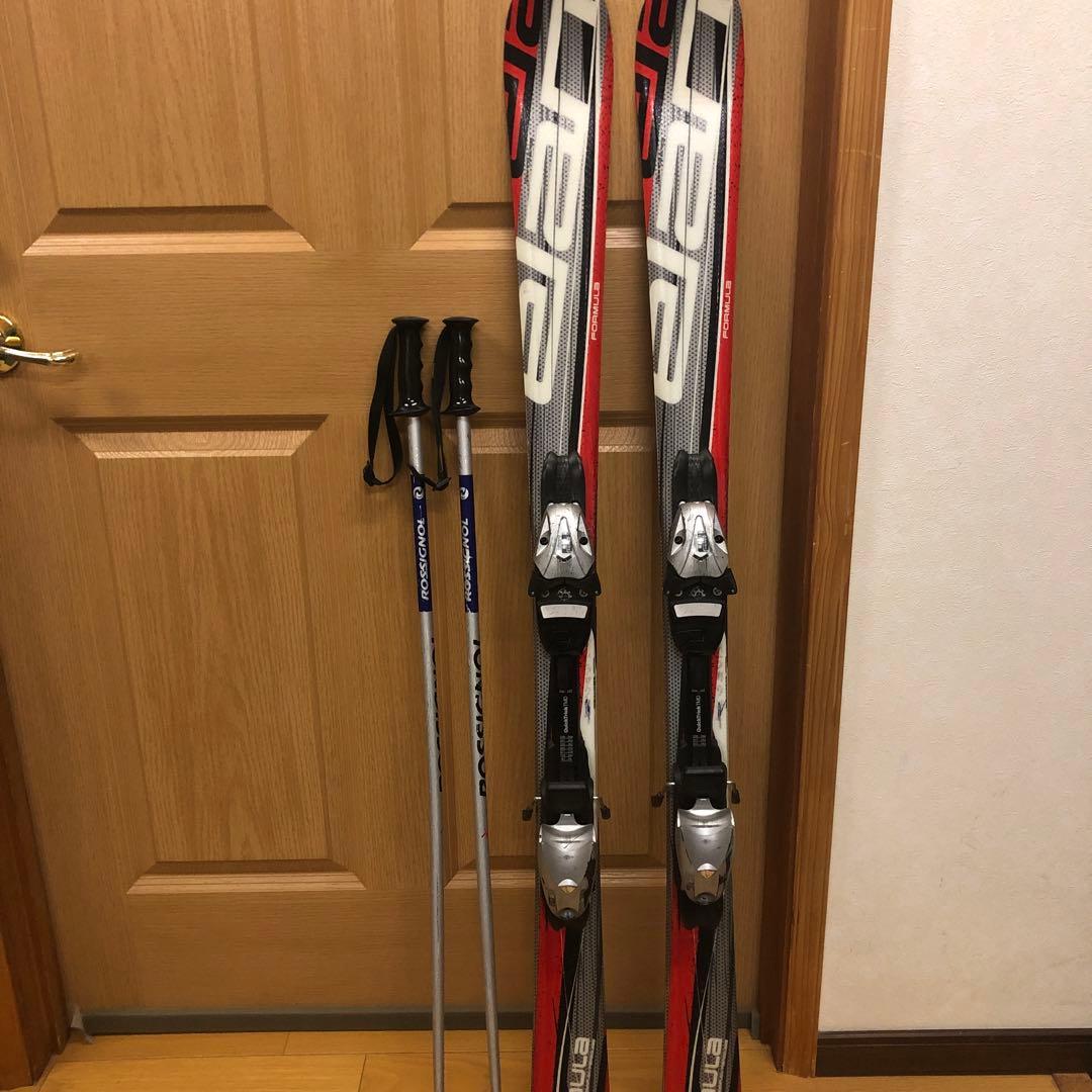 Head Formula スキー 130cm 赤/黒 スキーセット