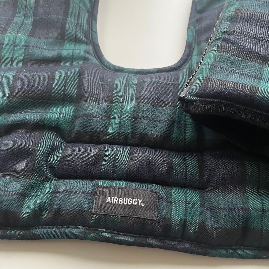 【エアバギー】犬用 コーナークッション・ハンドマフ セット ブラックウォッチ