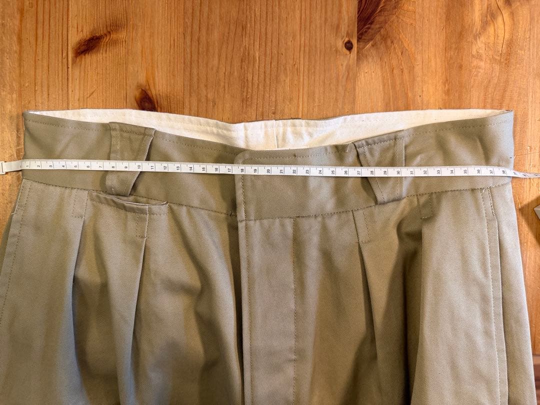 FUMIKA_UCHIDAチノパン 2タックパンツ 38