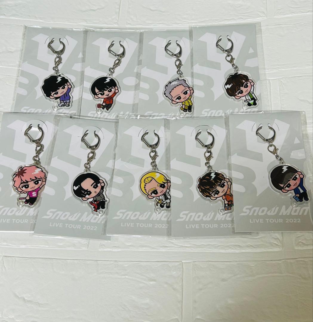 Man すのチル アクリルキーホルダー　スノ　アクキー 全員　セット