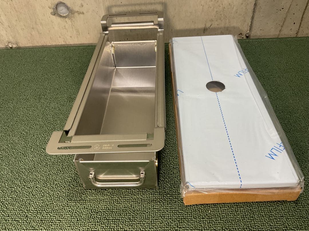 新品 スライドボックス・リッドトレーハーフユニット スノーピーク IGT規格品