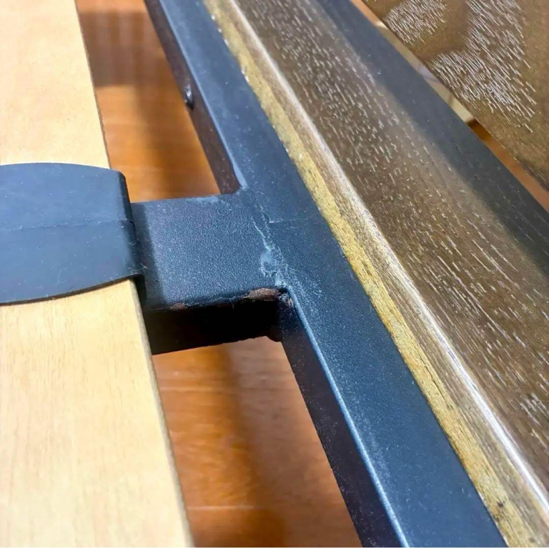 SALE！無印良品｜ダブルベッド　ダークブラウン　ウォールナット材　送料無料