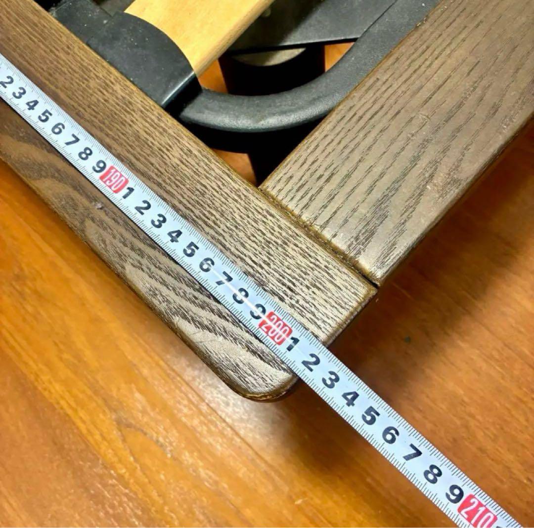 SALE！無印良品｜ダブルベッド　ダークブラウン　ウォールナット材　送料無料