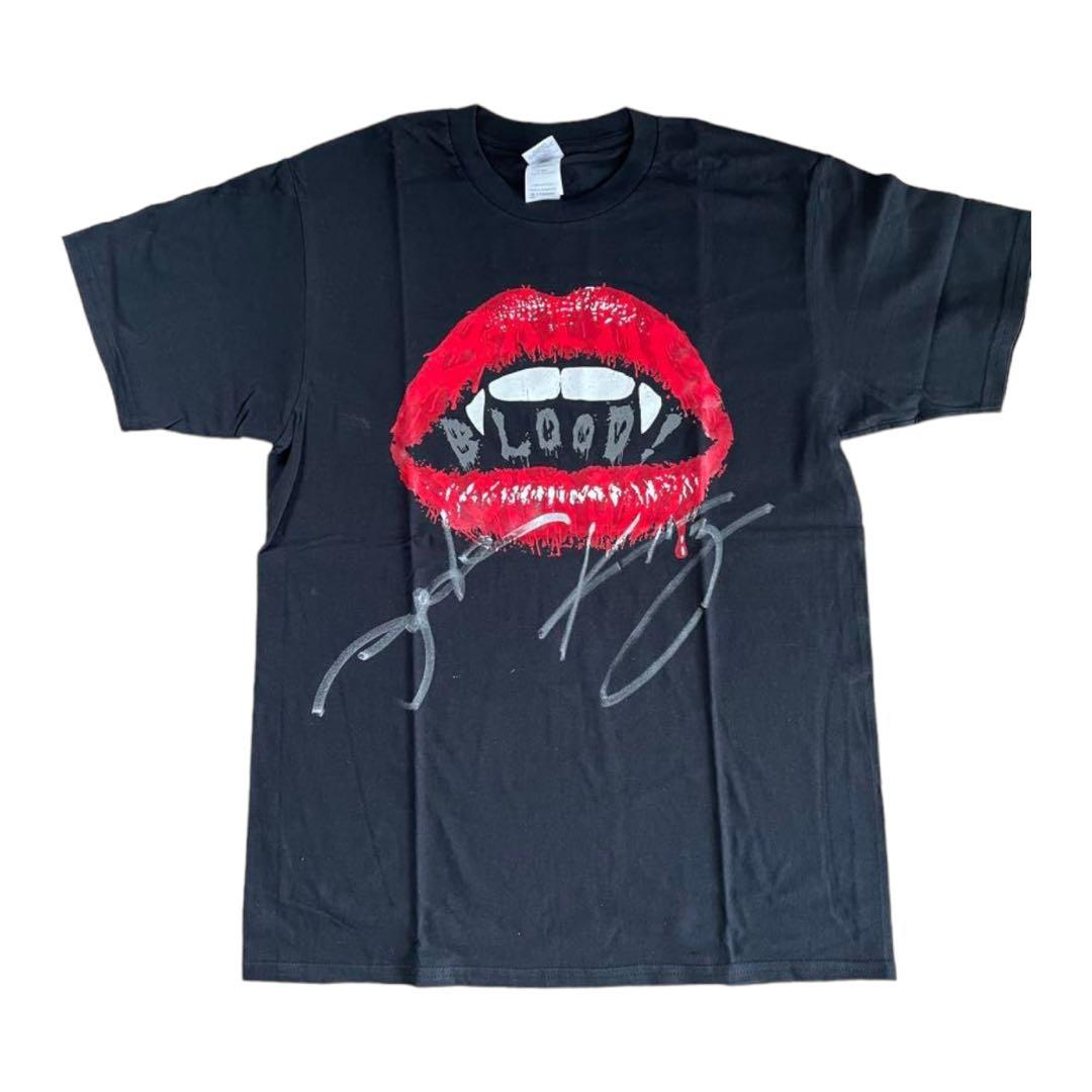 【超激レア】VAMPS 直筆サイン入りTシャツ　hyde K.A.Z