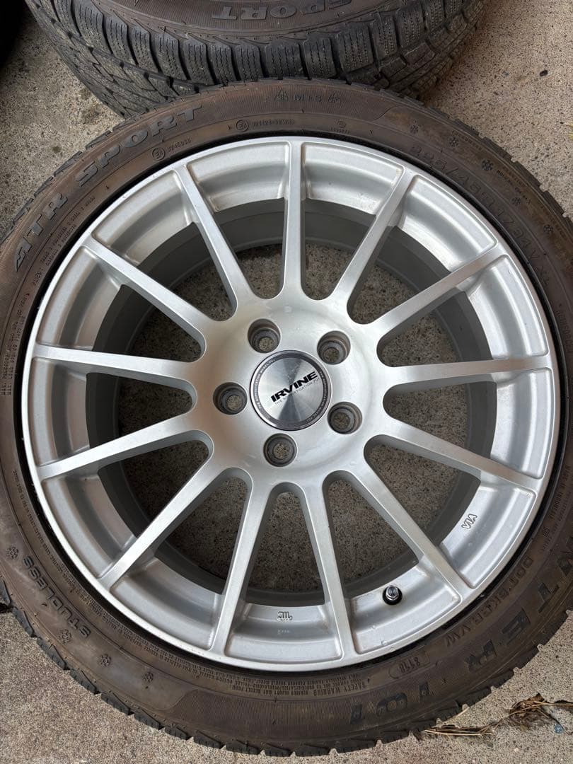 17インチ ホイールセット 4本　メルセデス・ベンツ　Cクラスカブリオレ