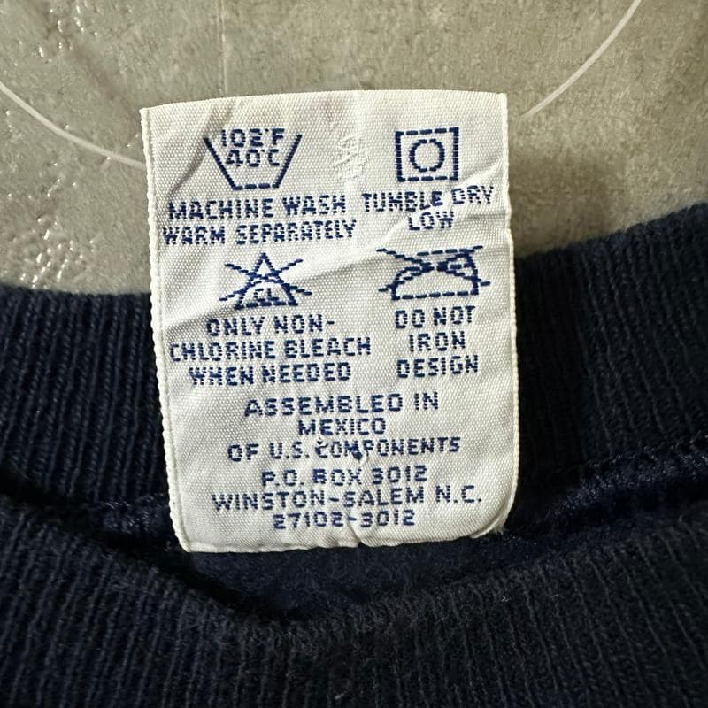 【美品】90s Championリバースウィーブ カレッジスウェットシャツ XL